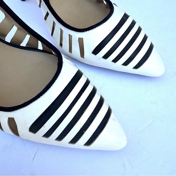 GX Gwen Stefani Addie Pumps Size 10M Perforated Laser Cut Out Pointy Toe Heels - Picture 7 of 10